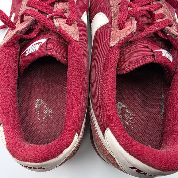 Nike Cortez Basic Nylon Team Red Mens Size 10.5 Sneaker Shoes Casual Walking - Picture 5 of 14